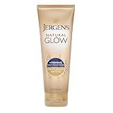 Jergens Natural Glow +Firming Self Tanner Body Lotion, Fair to Medium Skin Tone, Sunless Tanning Moisturizer with Collagen and Elastin. Helps to Visibly Reduce Cellulite, 7.5 Fl Oz
