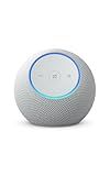 Amazon Echo Dot Max (newest model), Alexa speaker with room-filling sound and nearly 3x bass, Great for living rooms and medium-sized spaces, Includes Alexa+ Early Access, Glacier White