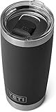 YETI Rambler 20 oz Tumbler, Stainless Steel, Vacuum Insulated with MagSlider Lid, Black