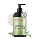 Mielle Organics Rosemary Mint Hair Strengthening Biotin Shampoo - Moisturizing Hair Shampoo for Women and Men to Gently Cleanse, Repair & Protect Strands (12 oz)