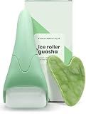 ROSELYNBOUTIQUE Gua Sha Facial Tools & Ice Roller for Face (Green)