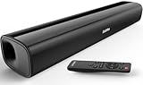 Saiyin Sound Bar,17 inch Sound Bar for Smart TV with Bluetooth 5.3/Optical/AUX Connection, Soundbar for TV/PC/Gaming/Projectors,Wall Mountable & Ultra Compact Design