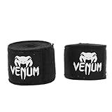 Venum Boxing Hand Wraps, Black, 4-Meter
