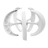 CRYBY Wind Turbine Generator, 600W 24V Automatic Windmill Power Generator 5-Blade Home Wind Turbine System with Controller, Home Windmill Power Equipment Kit for Boats, Gazebos, Chalets