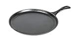 Lodge L9OG3 Cast Iron Round Griddle, Pre-Seasoned, 10.5-inch - Made in USA, Compatible with Stovetop, Oven, Grill & Campfire