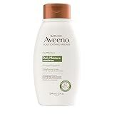 Aveeno Farm-Fresh Oat Milk Sulfate-Free Shampoo with Colloidal Oatmeal & Almond Milk, Moisturizing Shampoo for All Hair Types, Safe for Color-Treated Hair, Paraben & Dye-Free, 12 Fl Oz