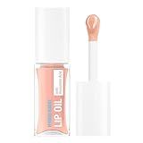 Neutrogena Hydro Boost Tinted Lip Oil with Hyaluronic Acid, Hydrating and Nourishing Lip Oil for Fuller Looking Lips, Light Pink, .2 fl. Oz