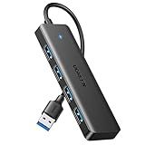 UGREEN USB 3.0 Hub, 4 Ports USB A Splitter Ultra-Slim USB Expander for Mouse, Keyboard, Flash Drive, U Disk, Printer Compatible with Laptop, Desktop PC, Xbox, PS5, and More