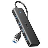 UGREEN USB 3.0 Hub, 4 Ports USB A Splitter Ultra-Slim USB Expander for Mouse, Keyboard, Flash Drive, U Disk, Printer Compatible with Laptop, Desktop PC, Xbox, PS5, and More