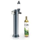 FZONE Desktop Aquarium CO2 System,45g CO2 Cartridge,5/8" & 3/8" Compatible