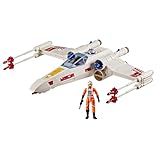 STAR WARS Epic World of Action Luke Skywalker's Force Strike X-Wing, 4-Inch Scale Action Figure & Vehicle, Toys for Boys & Girls Ages 4+