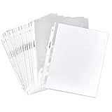 Amazon Basics Sheet Protectors for 3 Ring Binder, Heavyweight, Acid-Free, Clear Plastic Sleeves, Letter Size, 8.5 x 11 Inch, 100-Pack