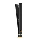 HOT TOOLS Black Gold Ionic 1 1/4 Inch Flat Iron, Use as Straightener for Sleek Straight Hair or Use Rounded Edges for Shiny Curls and Waves, Stylist-Preferred