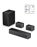 ULTIMEA 5.1 Sound Bar for Smart TV w/Subwoofer, Virtual Surround Sound