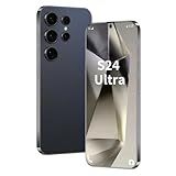 XUANMEIKE Unlocked Phone S24 Ultra Android Phone 8-core 8GB+256GB Cell Phone 7 inch HD Screen Mobile Phone 108MP+48MP Camera 6800 mAh Battery 5G Dual SIM (Titanium Black)