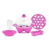 PEEPS x Dash Bunny Rapid Egg Cooker: 7 Egg Capacity Electric Egg Cooker for Hard Boiled Eggs, Poached Eggs, Scrambled Eggs, or Omelets with Auto Shut off Feature - Pink