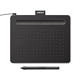 Wacom Intuos Small Graphics Drawing Tablet, Includes Training & Software; 4 Customizable ExpressKeys Compatible with Chromebook Mac Android & Windows, Black