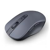 wegear Bluetooth Mouse Silent Wireless Mice, Cordless Computer Mouse-Grey