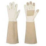 HANDLANDY Rose Pruning Gloves for Men Women, Thorn Proof Gardening Gloves