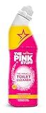 The Pink Stuff Miracle Toilet Cleaner, 750ml – Powerful Stain-Removing Gel for a Sparkling Clean Bowl – Eliminates Limescale, Tough Stains & Odors with Fresh Rhubarb Scent