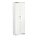 Sauder HomePlus Storage Cabinet/ Pantry cabinets, Soft White finish