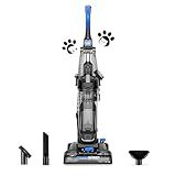 Eureka PowerSpeed Lightweight Upright Vacuum Cleaner for Carpet and Hard Floor, Powerful Bagless Upright Vacuum Cleaner for Home Pets, NEU181A, Blue