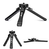 Zeadio Heavy Duty Camera Tripod, 88lbs/40kg Load All-Metal Tabletop Stand with Adjustable Height & ARRI 1/4" Threaded Holes, Universal Tripod Base for Gimbal, Monopod, DSLR Camera, Vlogging & Filming