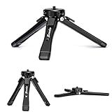 Zeadio Heavy Duty Mini Metal Tripod Stand - Universal Small Table Tripod for Camera, Gimbal, Action Cam, Camcorder, Microphone, LED Light, etc(40kg/88lb Load)
