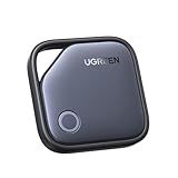 UGREEN FineTrack Smart Finder Compatible with Apple Find My (iOS Only) 2-Year Replaceable Battery Bluetooth Tracker Tags, Item Finder Smart Tag for Key Luggage Passport with Alarm& Left-Behind Remind
