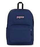 JanSport Superbreak Backpack - Durable, Lightweight Premium Backpack, Navy