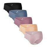 Angelhood 5 Pack Seamless Maternity Underwear, Pregnancy Postpartum Panties