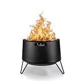TIKI Social 20-Inch Portable Smokeless Outdoor Wood Burning Fire Pit