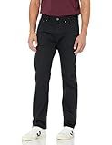 Amazon Essentials Men's Straight-Fit Stretch Jean - Discontinued Colors, Black, 38W x 32L