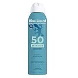 BLUE LIZARD Mineral Sunscreen Sensitive SPF 50+ Spray, 5 Ounce, (Pack of 1)