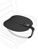 Pregnancy Seat Cover Pad with Strap Adjuster for Pregnant Women/ Expectant Mothers/ People Recovering from Abdominal Surgery - Relieves Abdominal Pressure,Improves Comfort, Protect Unborn Baby, Black