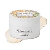 HEIMISH All Clean Balm Mandarin 4.0fl.oz/120ml - Cleansing Balm, Waterproof Makeup Remover, Face Cleanser, Oil Based Cleanser, Korean Skincare with Natural Aroma Oil, Vegan, For All Skin Types