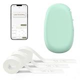 SUPVAN E10 Bluetooth Label Maker Machine with 3 Tapes, Green Bundle