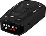 New Driving Aids with Voice Speed Prompt, Automatic 360 Degree, City/Highway Mode, Led Display, Black
