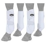 Tough 1 Extreme Vented Sport Boots Set, White, Medium