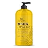 Botanic Hearth Keratin Shampoo | With Argan Oil, Collagen & Biotin | Best For Dry Damaged, Fizzy & Color Treated Hair | Hair Thickening & Sulfate Free | 16 Fl Oz (Pack Of 1)