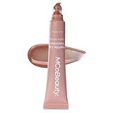 MCoBeauty - Peptide Lip Treatment - Vanilla Brulee - Nude Beige Shade - High Gloss Peptide Lip Balm & Plumper with Shea Butter - Hydrating Conditioning Lip Glaze for Soft Smooth Lips - Cruelty Free