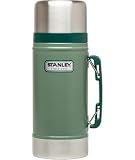 STANLEY Heritage Classic Vacuum Insulated 24 oz Food Jar, Hammertone Green