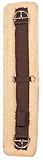 Weaver Equine Super Horse Cinch, Anti-Slip Fleece Lined Saddle Cinch Girth with Flat Buckle, Western Horse Riding Supplies, ‎Brown/Maize