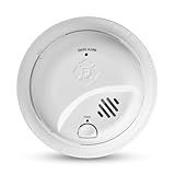 First Alert Smoke Alarm, Battery-Operated Detector with Test & Silence Button, SMI100, 1-Pack