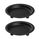 Beeutik Candle Holder, Round Tray Candlestick for Pillar & Ball Candles