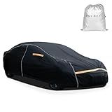 WMCHEYI Car Cover Waterproof All Weather,6 Layers Car Covers for Automobiles, Full Exterior Cover with Zipper, Outdoor Car Cover Sun UV Rain Snow Wind Protection, Fit for 185"(185*70*59 inch)Sedan