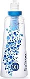 Katadyn BeFree Collapsible Water Filter Bottle 1.0L for Hiking, Backpacking & Travel | 0.1 Micron Hollow Fiber Squeeze Filter Removes Bacteria, Protozoa & Sediment, BPA-Free, EZ-Clean Membrane