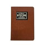 One minute WITH GOD for men, 365 days of daily prayer brown book,2026 Mens Daily Devotional & Prayer Journal, Bible prayer tracking diary
