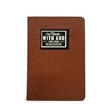 One minute WITH GOD for men, 365 days of daily prayer brown book,2026 Mens Daily Devotional & Prayer Journal, Bible prayer tracking diary