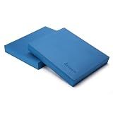 StrongTek Professional Foam Exercise Balance Pad - 15.8" x 13" x 2", High-Density TPE Foam Knee Pad, Non-Slip & Water-Resistant, for Balance Training, Physical Therapy, Yoga, and More, Pack of 2